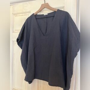 Linen Fox Brie Linen Oversized Tunic